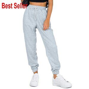 Women's Athletic Joggers Lounge Pants Cinch Bottom Comfortable Sweatpants